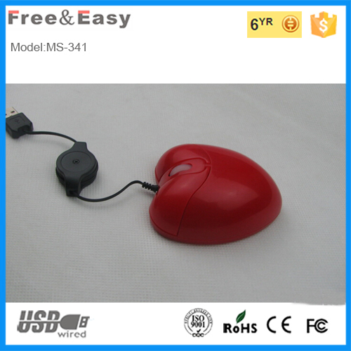 hottest lovely heart shape gift mouse