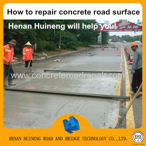 how to repair concrete road surface