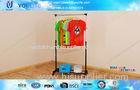 House Furniture Retractable Metal Clothes Rack on Wheels Sturdy and Space Saving