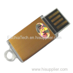 Mini Plastic USB memory with push-up