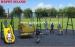 3.0mm Thickness Galvanized Steel Children Swing Sets For Park RKQ-156D