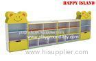 Colorful Melamine Board Kindergarten Classroom Furniture Children Book Cabinet
