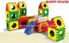 Combination Indoor Playground Kids Toys For Plastic Link Building Blocks Slide