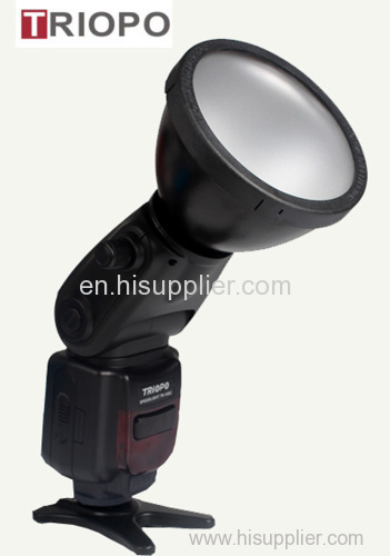 TRIOPO Portable Flash Light speedlite flash gun with Plug type flash tube master and slave wireless function f
