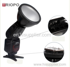 TRIOPO Portable Flash Light speedlite flash gun with Plug type flash tube master and slave wireless function f