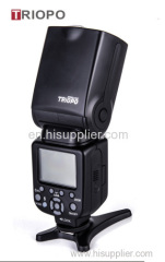 TRIOPO dslr camera speedlite studio flash light manufacture TTL flashgun with slave flash for Nikon and Canon