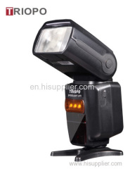 TRIOPO camera flash light speedlite with li battery and AA battery case wireless function flash gun