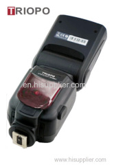 TRIOPO camera flash light speedlight manual flash gun with manual zoom for NIkon and Canon