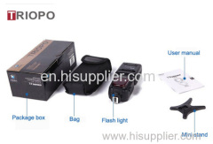 TRIOPO camera flash light speedlight manual flash gun with manual zoom for NIkon and Canon