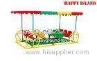 Wooden Swing Sets Swing Playground Equipment With Awning Park Recreational Facilities