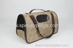 Water-proof Oxford with Bone Pattern Pet Carrier Bag