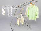 Supreme Urban Industrial Folding Clothes Rack / Heavy Duty Double Bar Garment Hanger