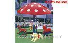 Fiberglass Mushroom Roof Seesaw Outdoor Toys Spinning Seesaw Teeter Totter