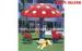 Fiberglass Mushroom Roof Seesaw Outdoor Toys Spinning Seesaw Teeter Totter