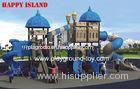 Red Blue Yellow Outdoor Playground Equipment For Park 1040 x 550 x 540