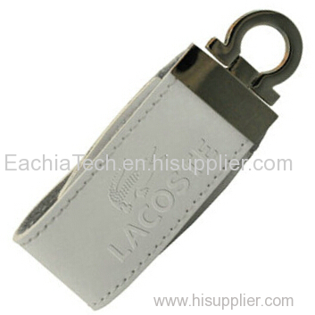 Leather USB Stick with hook