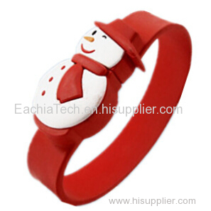 Christmas Bracelet usb key in PVC