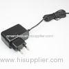 Black EU plug Switching Power Adapter 5V 1A cell phone charger with cable