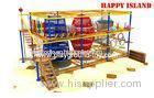 International Certification Adventure Playground Equipment For Park / School / Mall