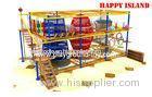 International Certification Adventure Playground Equipment For Park / School / Mall