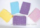 85% Polyester and 15% Nylon microfiber cleaning cloth with heat transfer printed