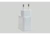 100V / 240V ABS White Samsung Cell Phone Charger With USB Port
