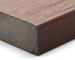 Extra Thick Capped WPC Solid Deck Without Groove 140 x 23 MM In Coffee / Orange / Brown