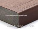 Extra Thick Capped WPC Solid Deck Without Groove 140 x 23 MM In Coffee / Orange / Brown