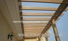Non - Toxic Waterproof Landscape WPC Pergola With 25 - 30 Years Warranty