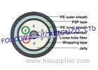 Long distance Metallic Strength Member Outdoor Fiber Optic Cable For Buried