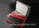 Leather 7 Inch Tablet Keyboard Case With Wireless Bluetooth Keyboard