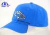 Embroidered Blue Cotton Washed Baseball Cap for Children / Youth / College
