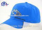 Embroidered Blue Cotton Washed Baseball Cap for Children / Youth / College