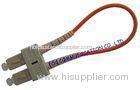 Fiber Optical Patch Cord SC / UPC Loopback Low Insertion Loss OEM