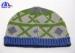 Embroidered Hockey Knitted Beanie Hats / Adult fold up beanies for men