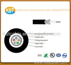Central Loose tube Indoor Optical Cable Outdoor fiber optical cable with cheap price and top quality advantages GJFXTKV