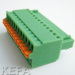 terminal block with spring press button KF2EDGKD