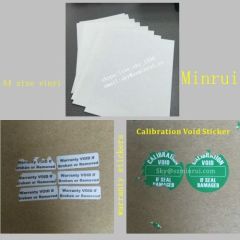 Minrui Factory Sale Breakable Label Vinyl Ultra Destructible Adhesive A4 Size Vinyl