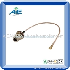 RF N waterproof female to U.FL coaxial cable assembly