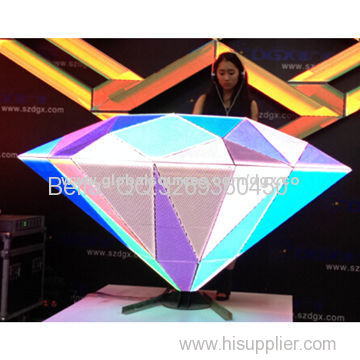 Fashion diamond LED DJ Booth-P5