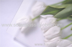 4.0mm AR coating low iron ultra clear float glass