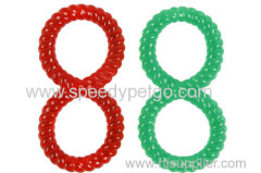 Beautiful Green Ring Pattern TRP Pet Chew Toy