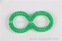 Beautiful Green Ring Pattern TRP Pet Chew Toy