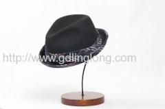 Winter Wool Felt Fedora Floppy Panama 3-3/4