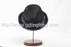 Winter Wool Felt Fedora Floppy Panama 3-3/4