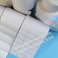 Custom Rolls Eggshell Sticker Papers Self-destruct If Removed Destructible Vinyl Raw Materials