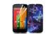 Anti - Scratches Blue Butterfly Printed TPU Cell Phone Case For Motorola Moto G