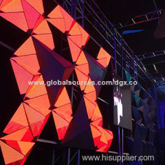 DGX Three Pyramid LED Stage Background Wall
