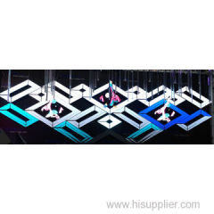 Polygon background wall/video wall