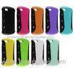 Shockproof 2 In 1 Hybrid Silicon Blackberry Mobilel Phone Cases Red / Green